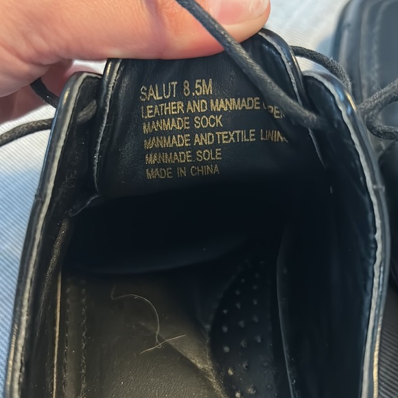 Alfani black leather dress shoes - Picture 6 of 6